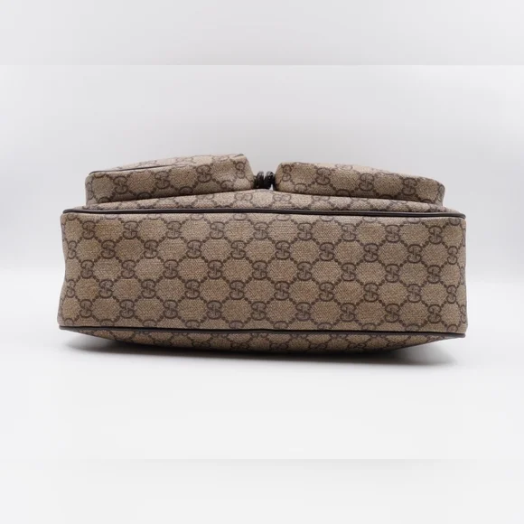 CF10 💟 Gucci GG Supreme Double Pocket Crossbody bag - Picture 11 of 13